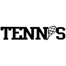 Load image into Gallery viewer, Tennis Word - Metal Wall Art