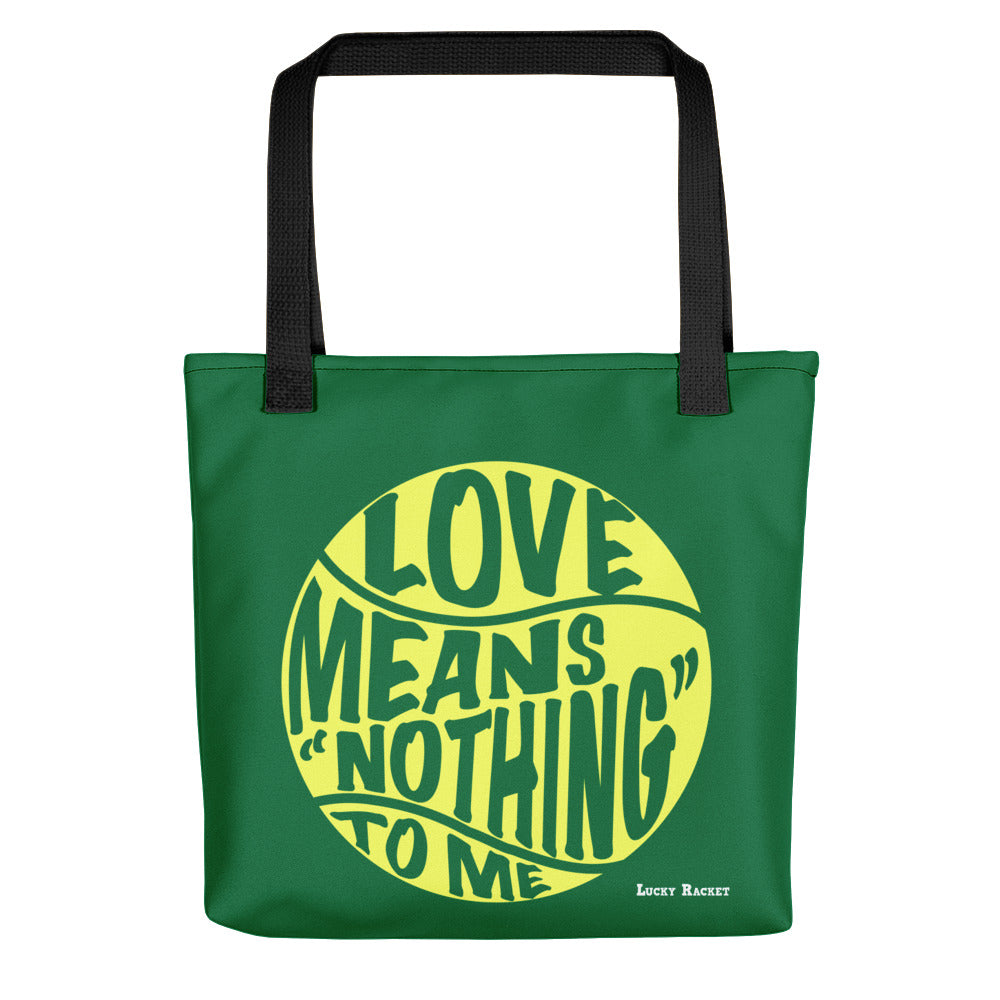 Love Means Nothing Tote bag