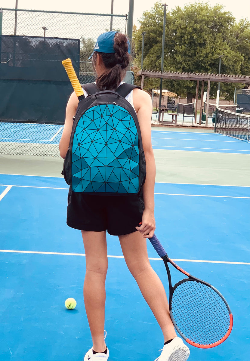 NiceAces Sara White Tennis Backpack