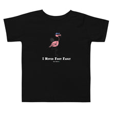 Load image into Gallery viewer, Foot Fault Flamingo Toddler Tee