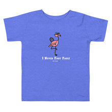 Load image into Gallery viewer, Foot Fault Flamingo Toddler Tee