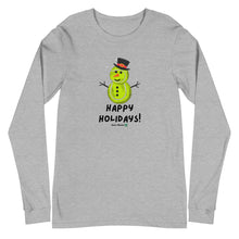 Load image into Gallery viewer, Happy Holidays Snowman Long-sleeve