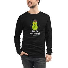 Load image into Gallery viewer, Happy Holidays Snowman Long-sleeve