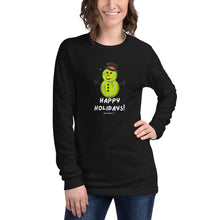 Load image into Gallery viewer, Happy Holidays Snowman Long-sleeve