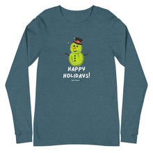 Load image into Gallery viewer, Happy Holidays Snowman Long-sleeve