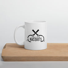 Load image into Gallery viewer, Cracked Racquets White glossy Mug