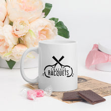 Load image into Gallery viewer, Cracked Racquets White glossy Mug