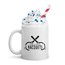 Load image into Gallery viewer, Cracked Racquets White glossy Mug