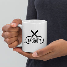 Load image into Gallery viewer, Cracked Racquets White glossy Mug