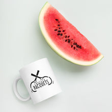 Load image into Gallery viewer, Cracked Racquets White glossy Mug