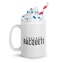 Load image into Gallery viewer, Cracked Racquets White glossy Mug