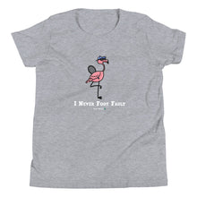 Load image into Gallery viewer, Foot Fault Flamingo Youth T-Shirt