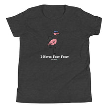 Load image into Gallery viewer, Foot Fault Flamingo Youth T-Shirt