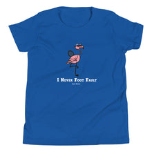 Load image into Gallery viewer, Foot Fault Flamingo Youth T-Shirt