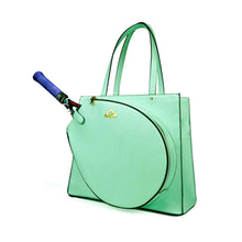Load image into Gallery viewer, Maya Tennis Tote - Mint Green
