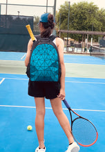 Load image into Gallery viewer, GEO tennis and school backpack with shoe compartment
