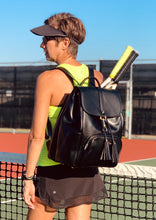Load image into Gallery viewer, NiceAces High Quality Designer Tennis and Pickleball backpack – BLACK
