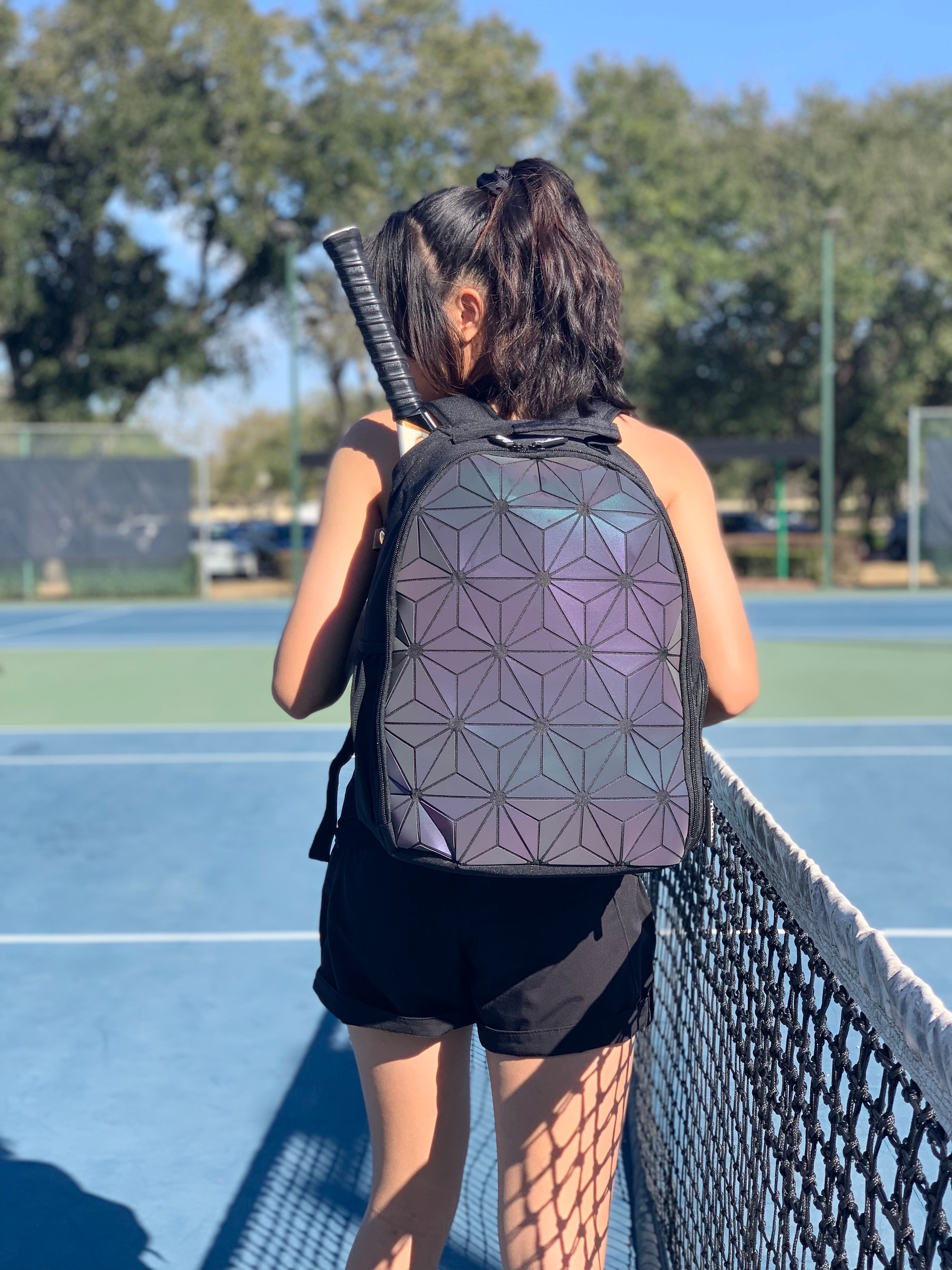 NiceAces Sara White Tennis Backpack