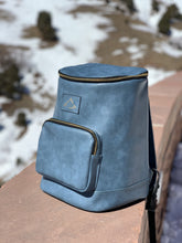 Load image into Gallery viewer, Leakproof soft thick-insulated soft backpack cooler, vegan leather
