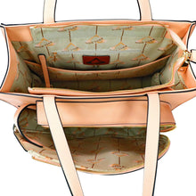 Load image into Gallery viewer, Maya Tennis Tote - Saffiano Vegan leather - Peach
