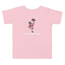 Load image into Gallery viewer, Foot Fault Flamingo Toddler Tee
