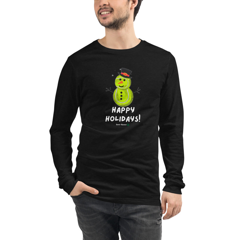 Happy Holidays Snowman Long-sleeve