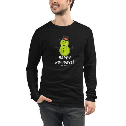 Happy Holidays Snowman Long-sleeve