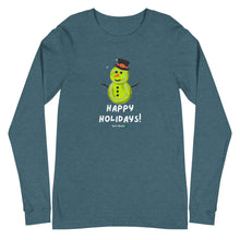 Load image into Gallery viewer, Happy Holidays Snowman Long-sleeve
