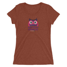 Load image into Gallery viewer, Owl Play Doubles Ladies&#39; short sleeve
